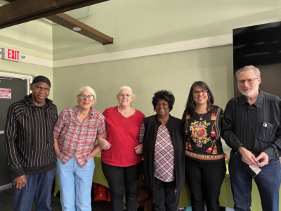 Board members with Felicia